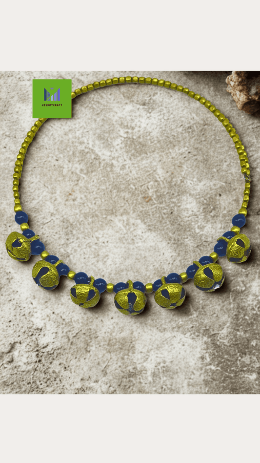 Dokra Ghungroo Hansuli Necklace
