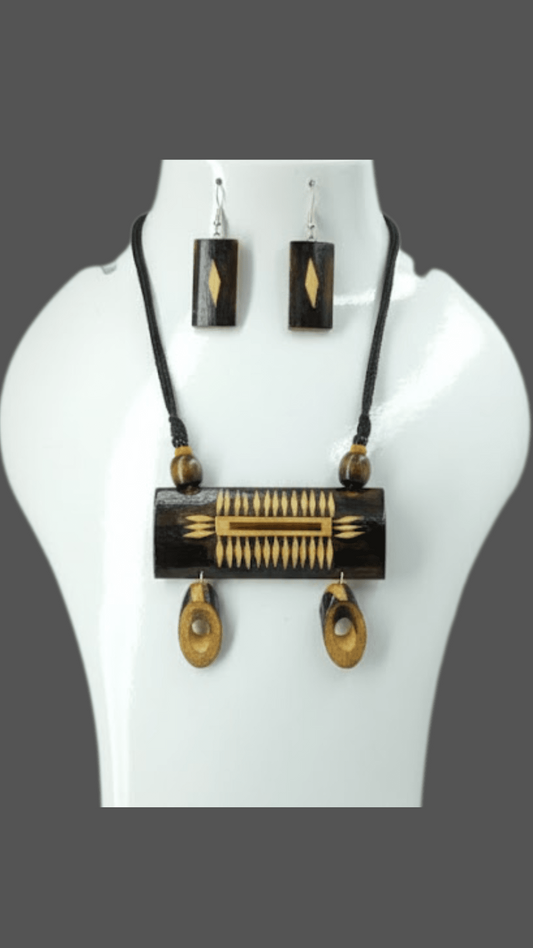 Bamboo Necklace Set