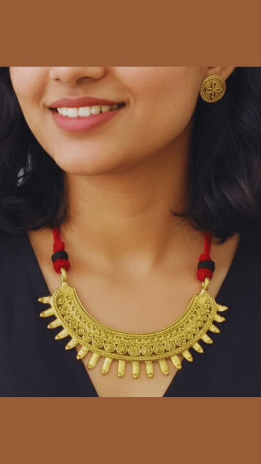 Dokra Brass Necklace Set