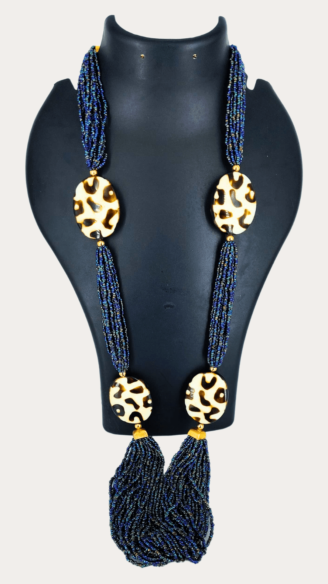 Trib Long Necklace With Beads