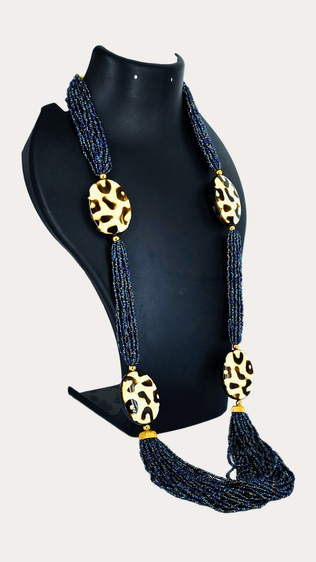 Trib Long Necklace With Beads