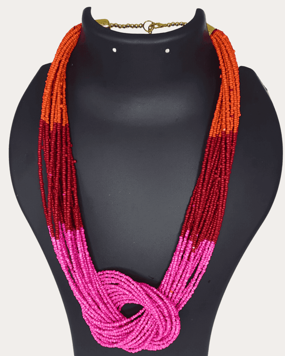 Trib Tiny Beads Knot Necklace For Women & Girls