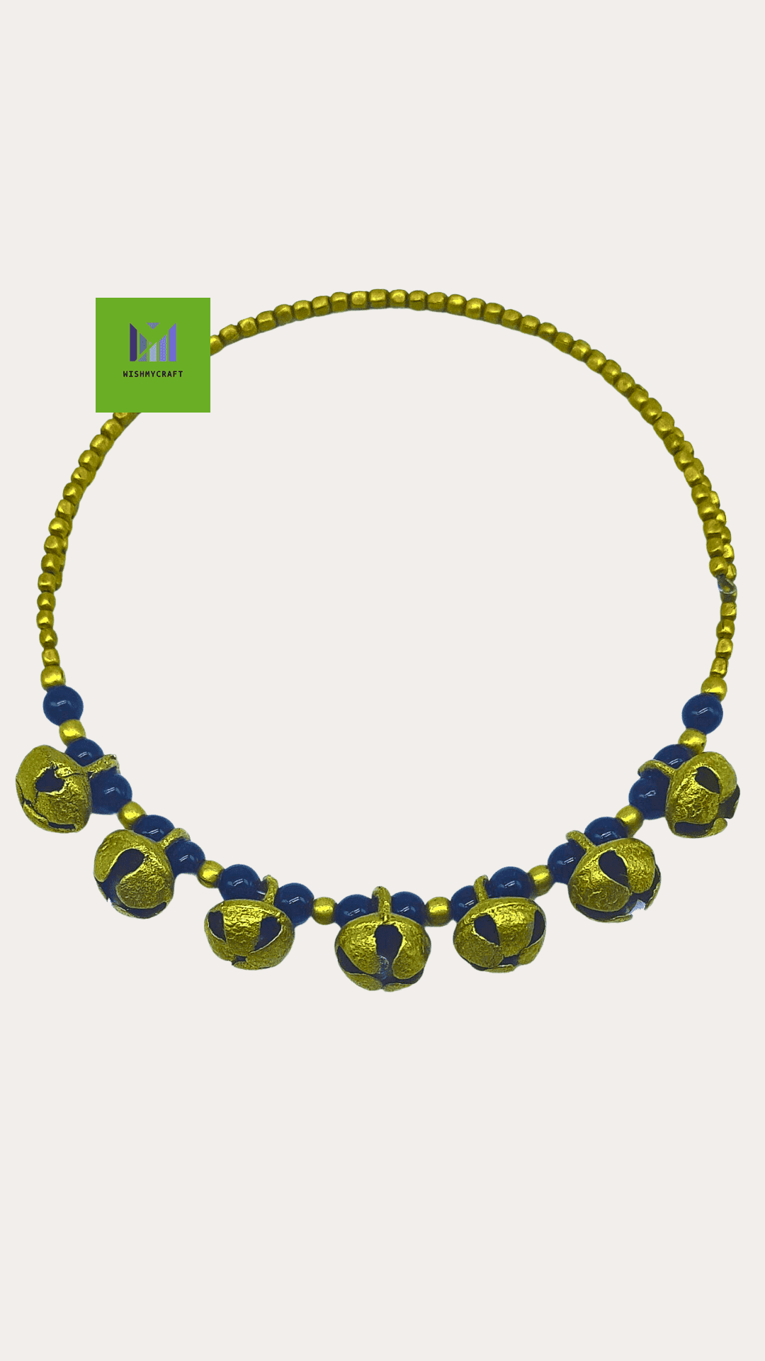 Dokra Ghungroo Hansuli Necklace