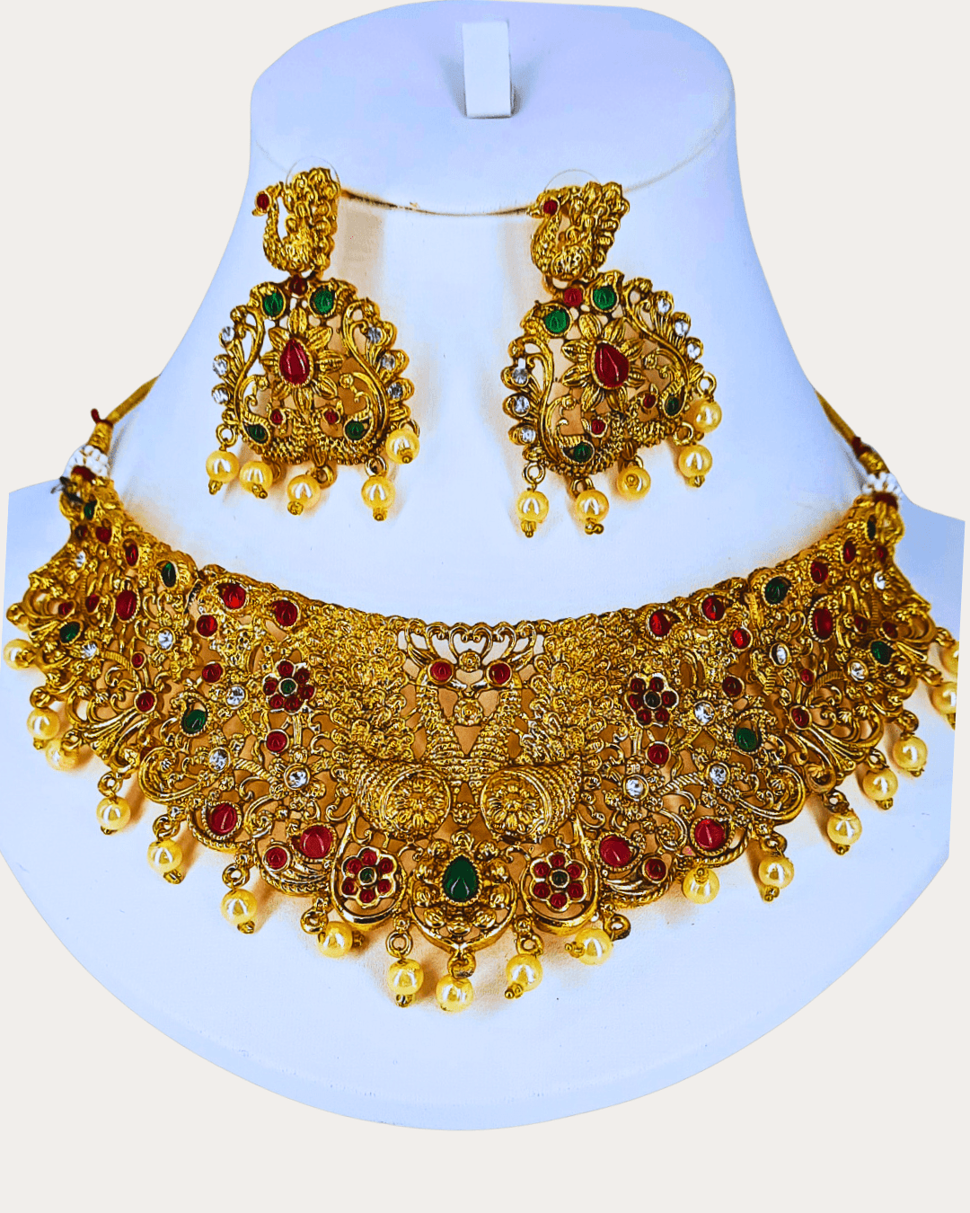 Temple Necklace Set