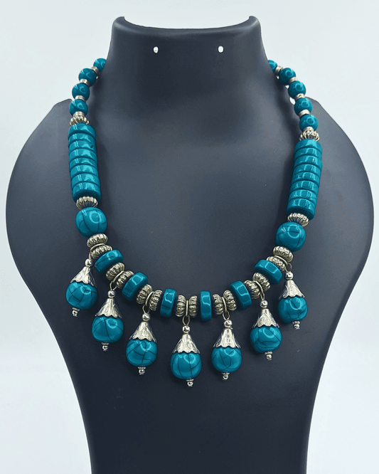 Beads Ocean Emerald Colour Necklace