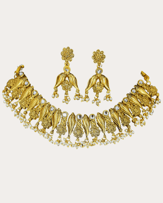 TEMPLE NECKLACE SET