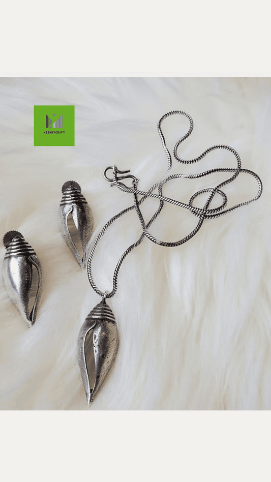 Oxidize Chain Pendent Set