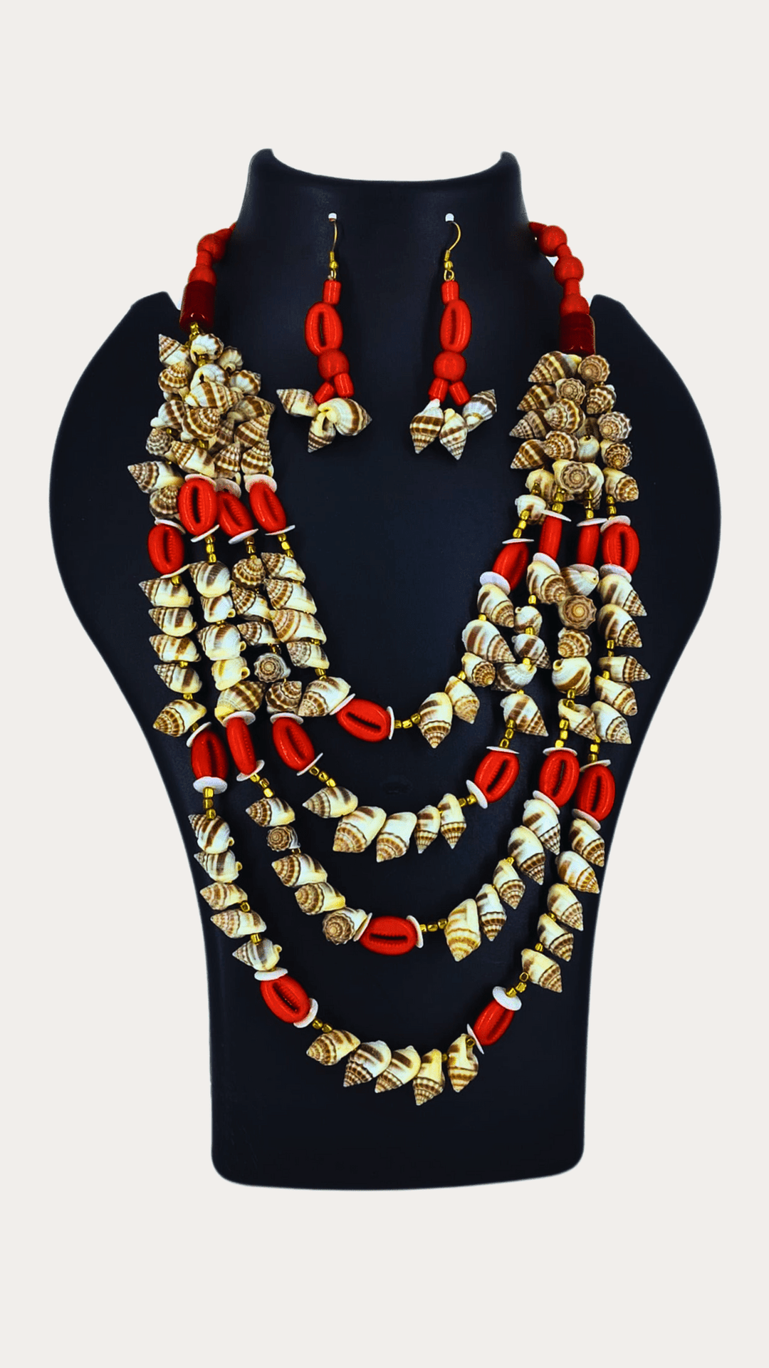 Beads Lyrd Sea Shell Necklace Set