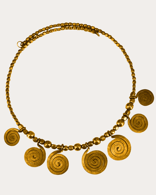 Dokra Hansuli Necklace