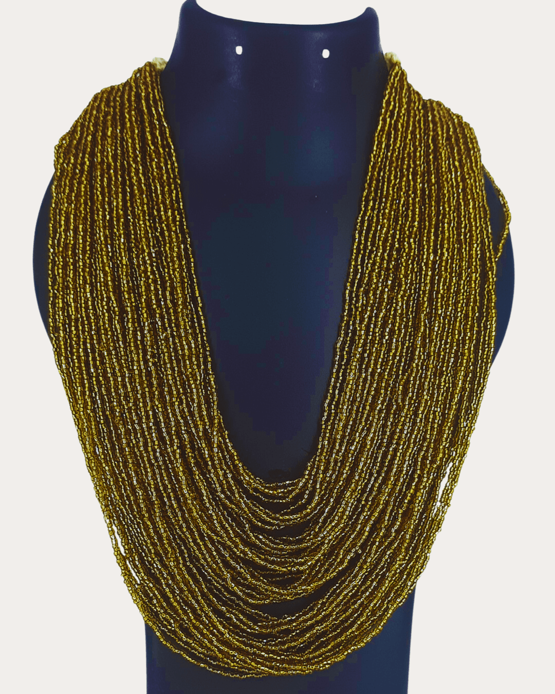 Trib Layered Synthetic Beads Stylish Tiny Beads Necklace / Variant Colour Available