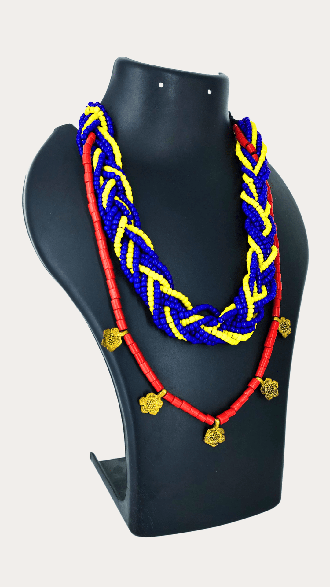 Trib Braided Bead Necklace