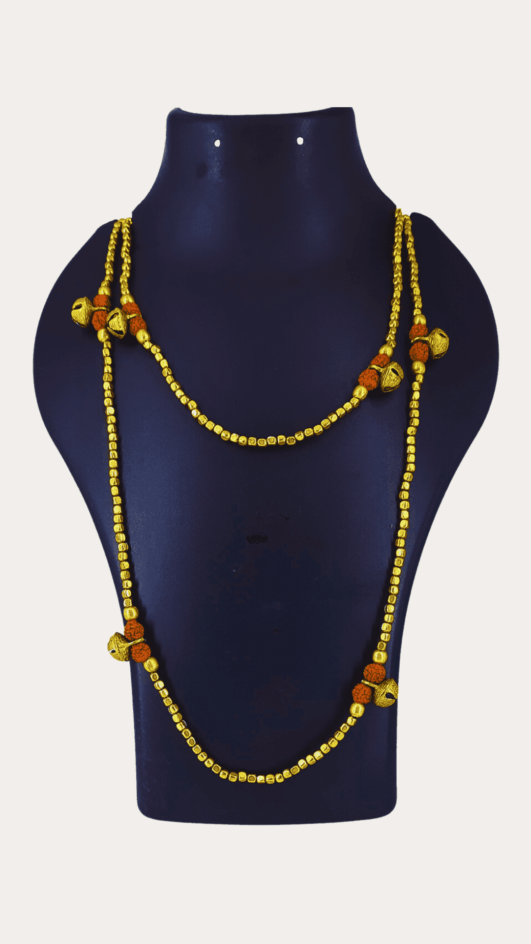 Dokra Long Chain With Rudraksha