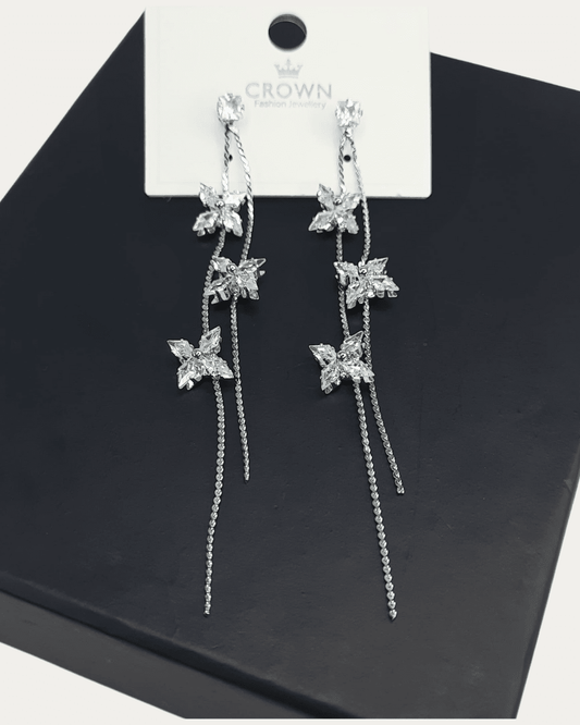 Korean Cubic Zerconia Drop Earring