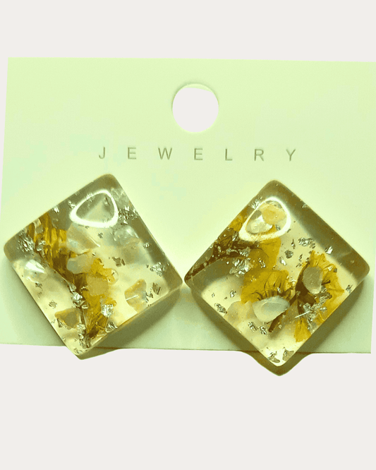 Resin Top Earring