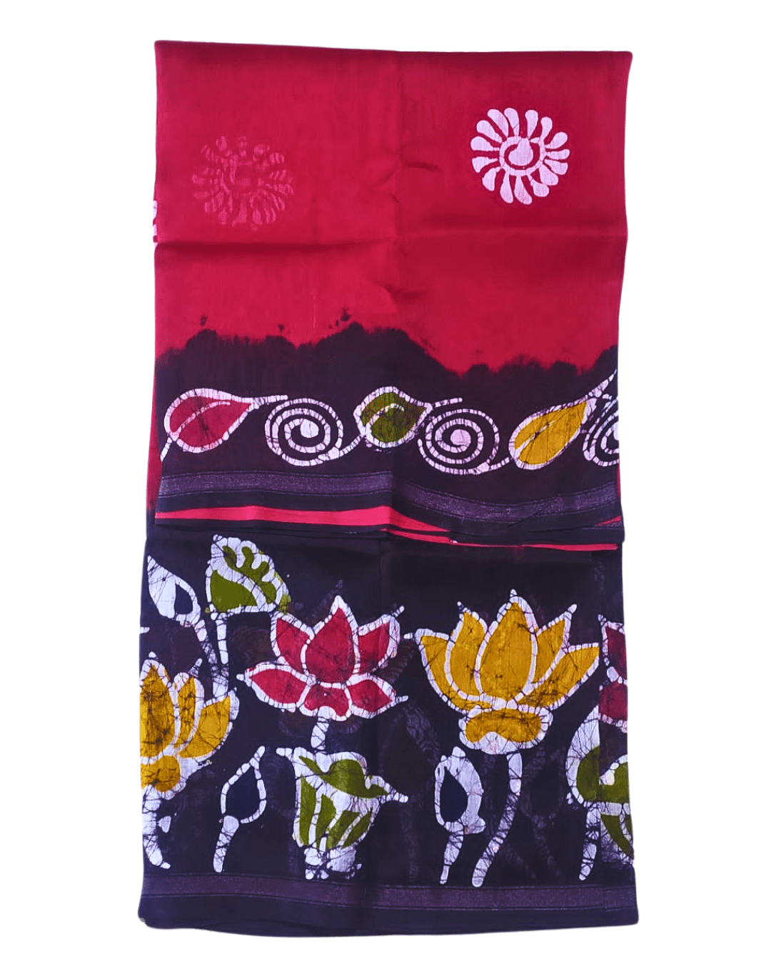 PURE BATIK CHANDERI SILK SAREE