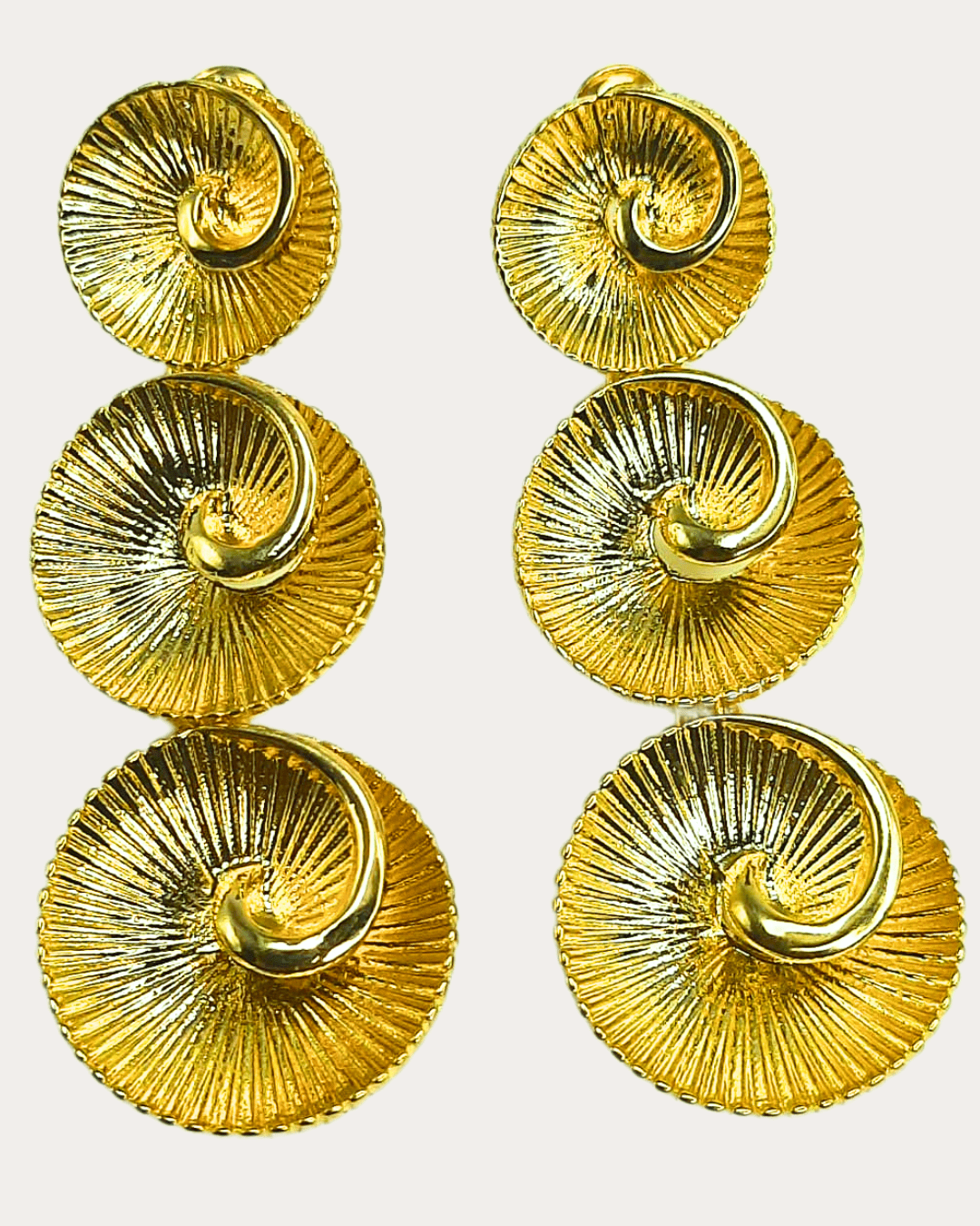 Zinc Spiral Earring