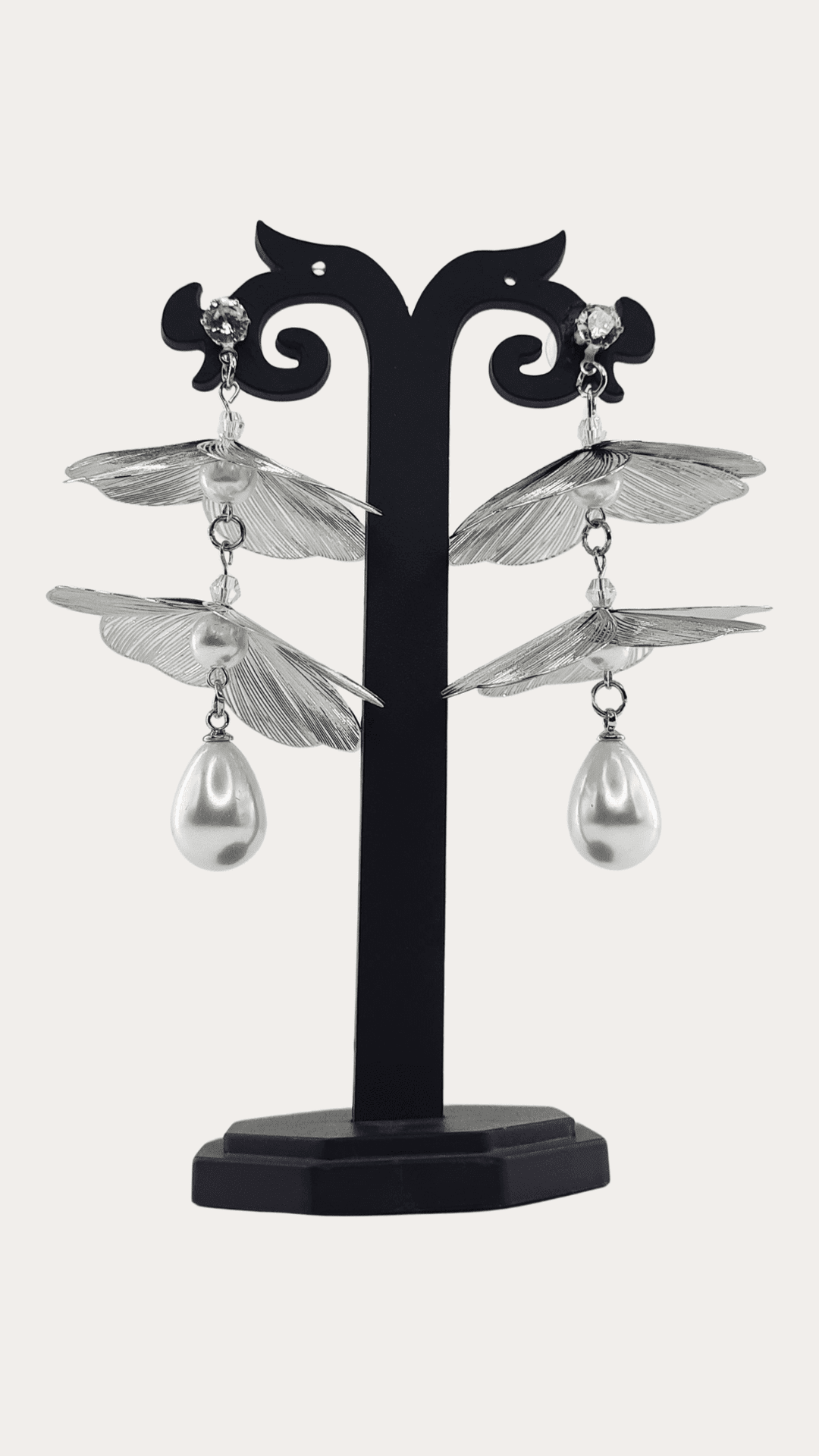 Floral Moti Drop Style Earrings Fashion Jewelry for Women Girls