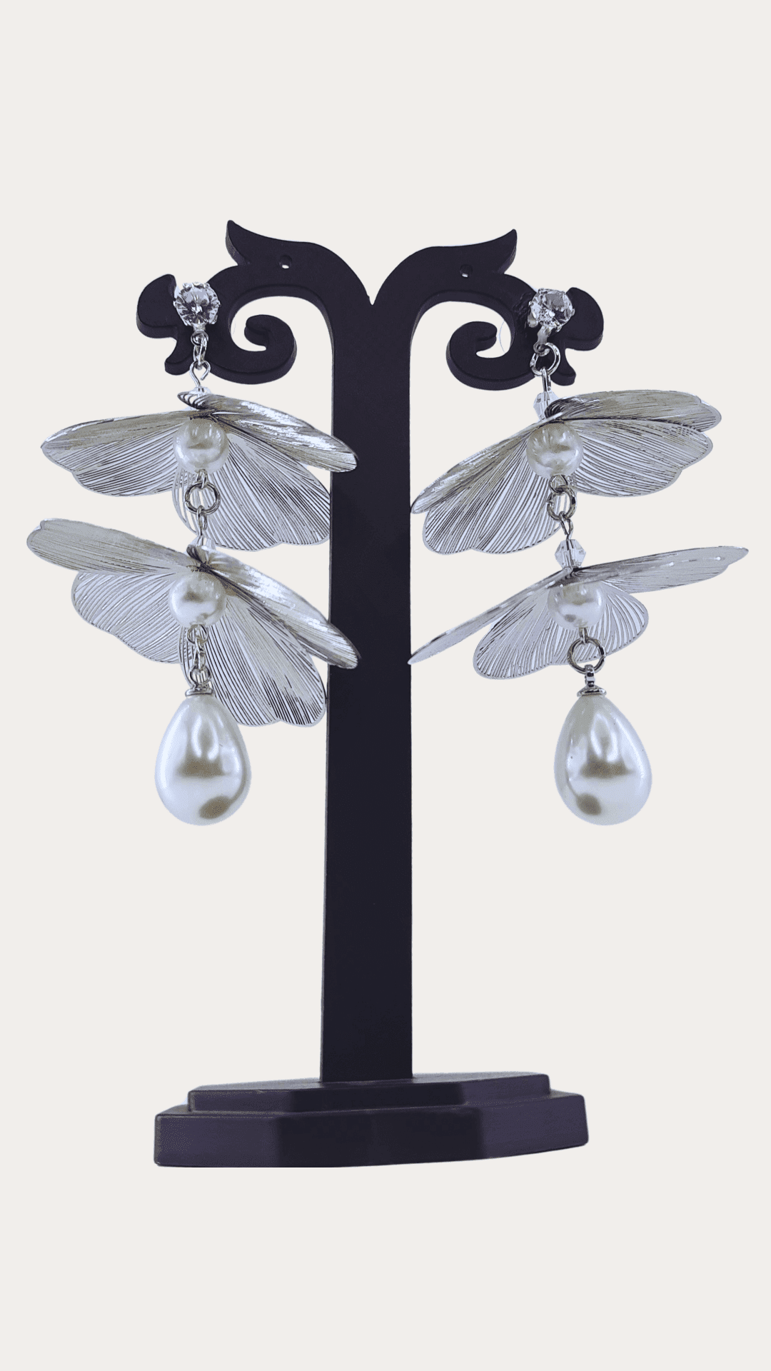 Floral Moti Drop Style Earrings Fashion Jewelry for Women Girls
