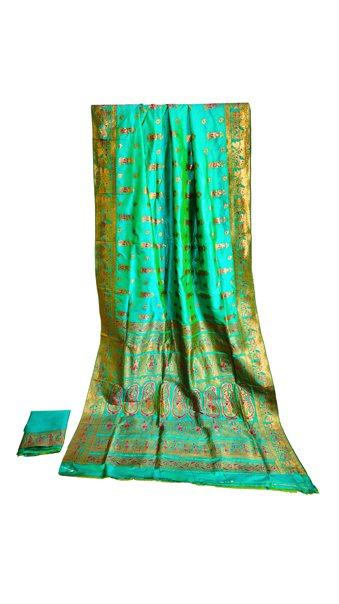 SWARNACHURI DUAL TONE COLOUR SAREE