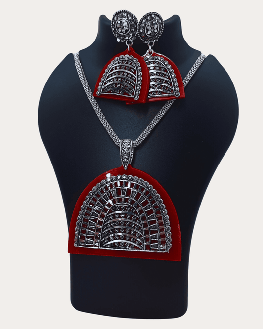 Oxy Pola Chain Pendant Set