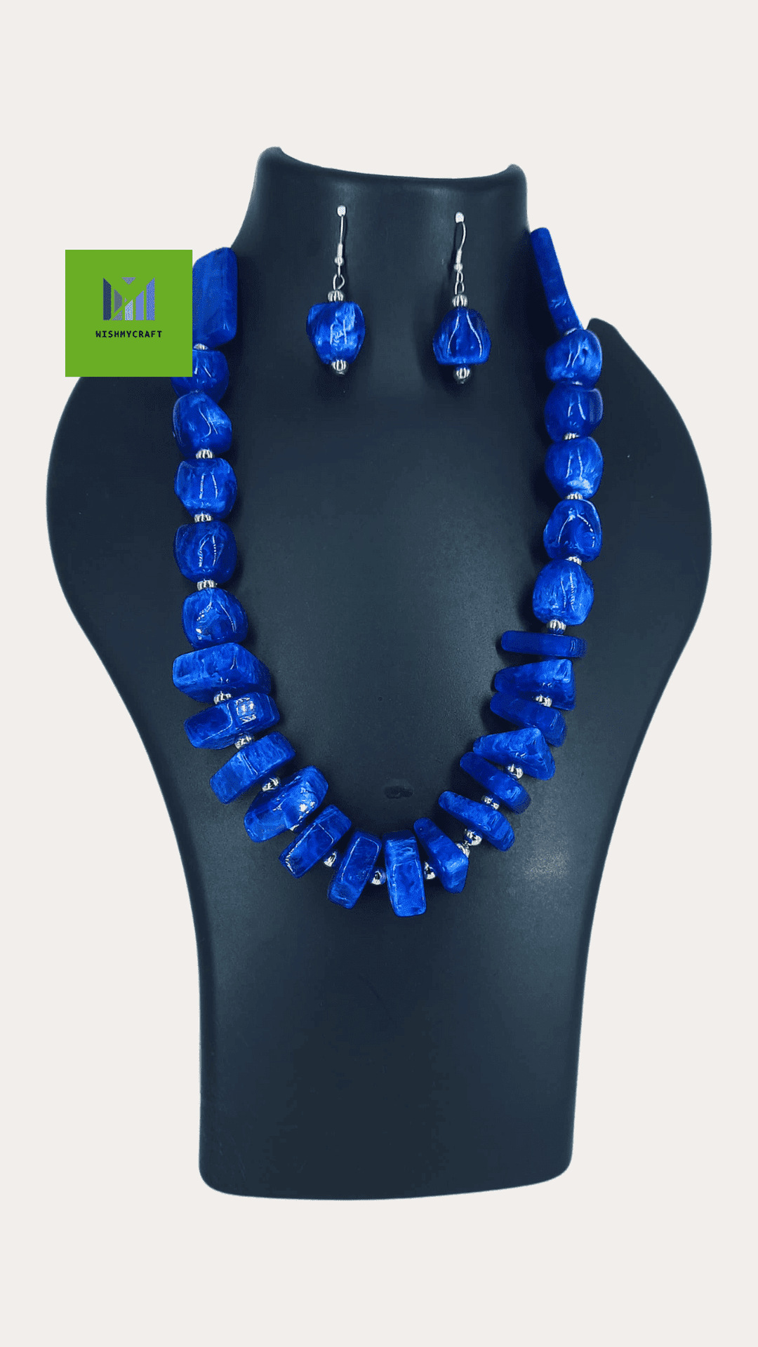 Triangle Beaded Necklace Set