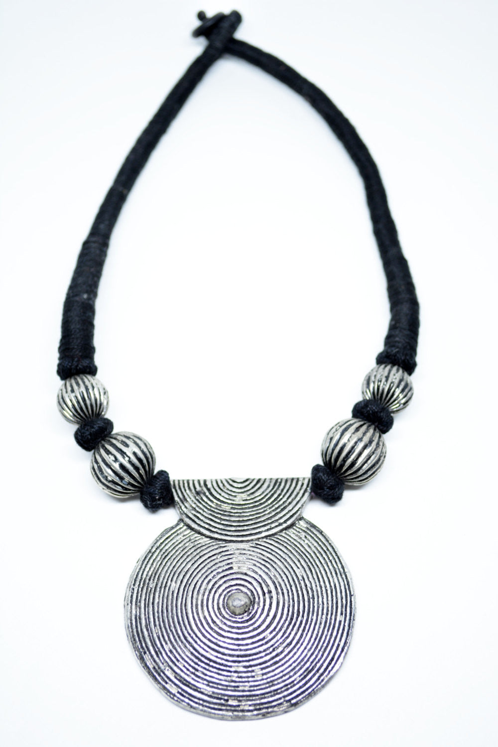 Oxidised Indian tribal necklace