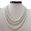 Classic Pearl Lariat Necklace