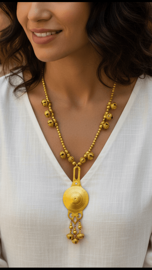 Dokra Classy Long Chain Pendants