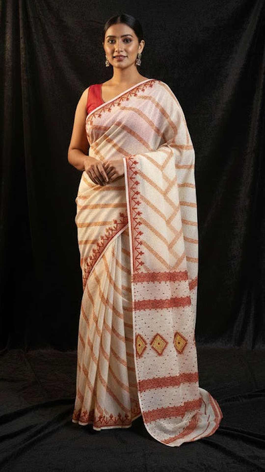 Cotton Soft Jamdani Saree