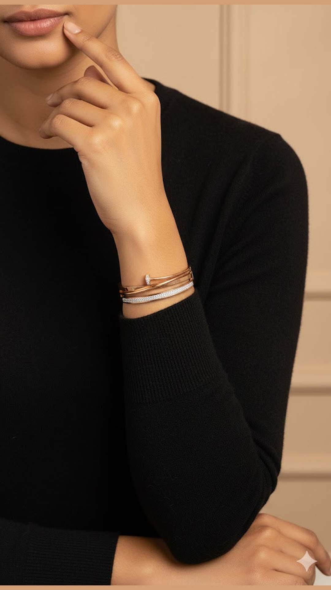 Trendy Superhit Most Demanding Rose Gold Anti Turnish Fancy Designer Bracelets