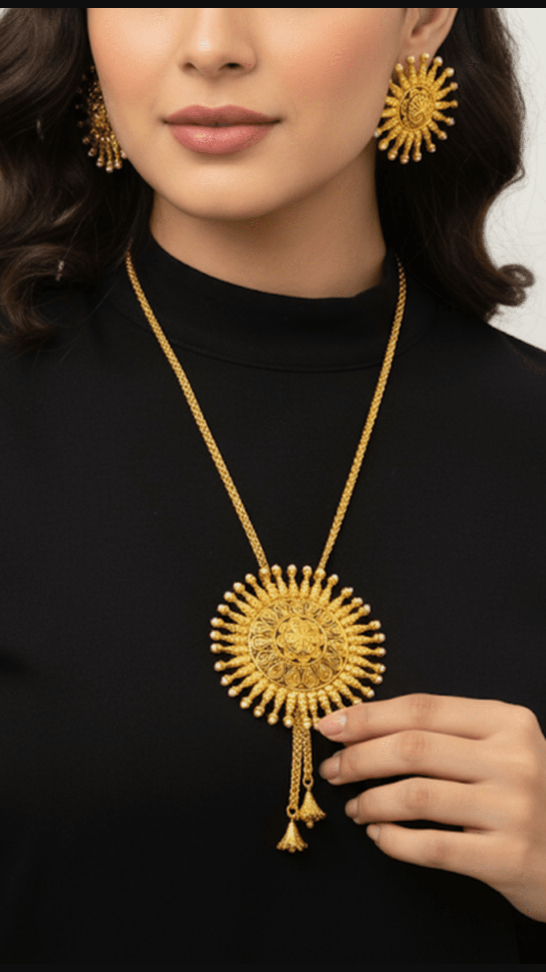 Gold Plated Big Pasha Tie Chain