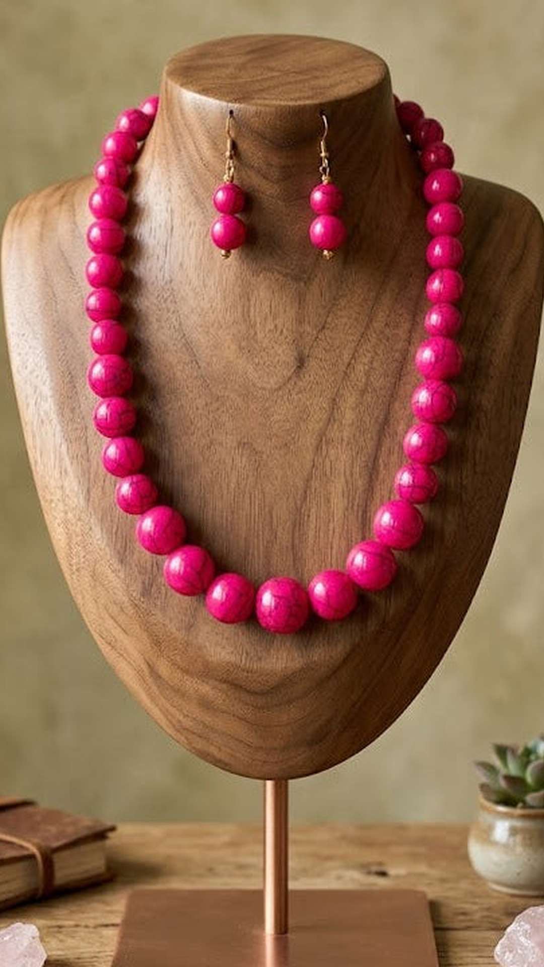 Ball Beaded Pinky Necklace
